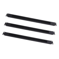 1u 19inch rack mount blanking plate rack mounting blank network brush panel server cabinet cable management