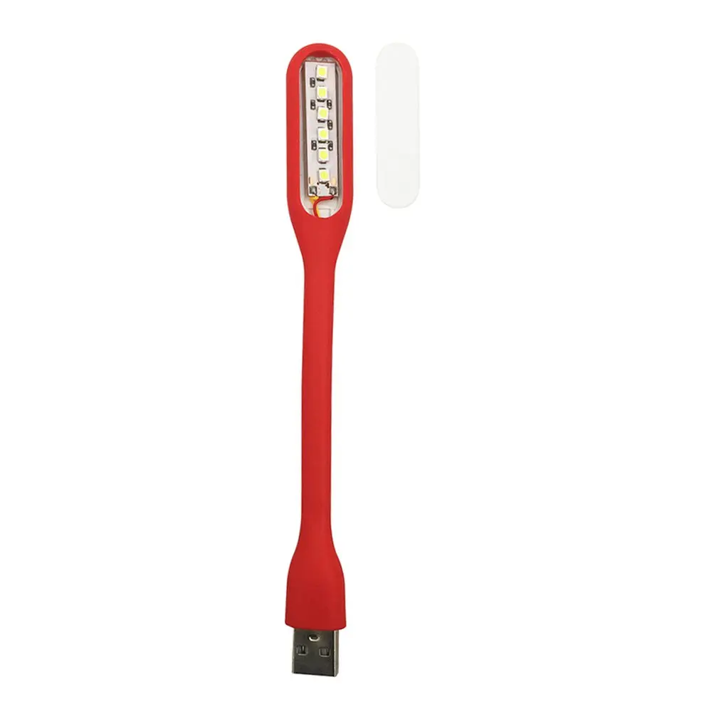 

Портативный мини-USB светодиодный гибкий ночник, супер ярсветильник ильник для чтения книг, лампа для портативного зарядного устройства, ПК, ...