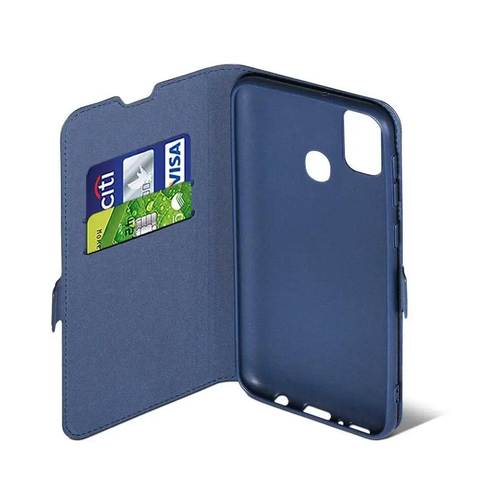 Чехол (флип-кейс) DF sFlip-63 для Samsung Galaxy M21/M30s синий (df sflip-63 (blue)) | Мобильные телефоны и