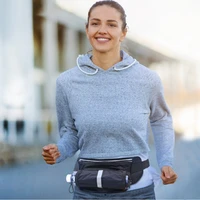 women sport run belt bag outdoor breathable waterproof phone kettle storage chest bag men reflective waist bag travel fanny pack