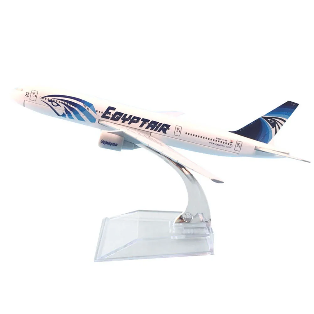 

1/400 16cm Egypt Air B777 Plane Airplane Aircraft Model Kids Toy Collection Gift