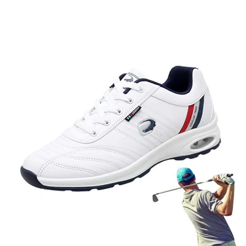 Мужские кроссовки для гольфа без гвоздей легкие износостойкие дышащие из