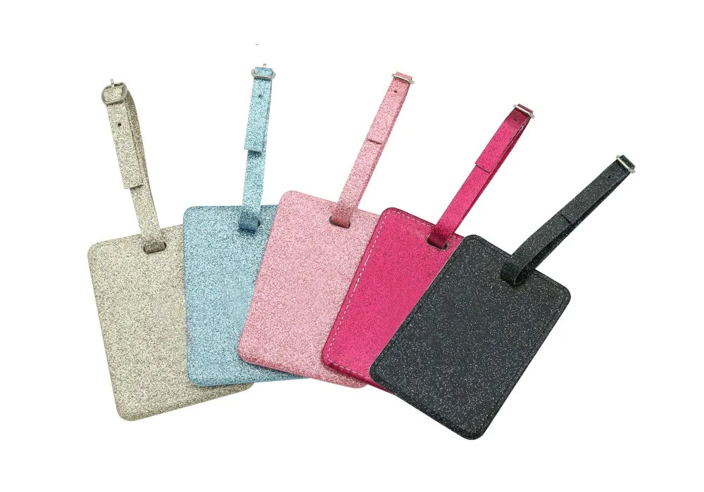 Сублимационная блестящая багажная бирка изготовленная на заказ пустая diy