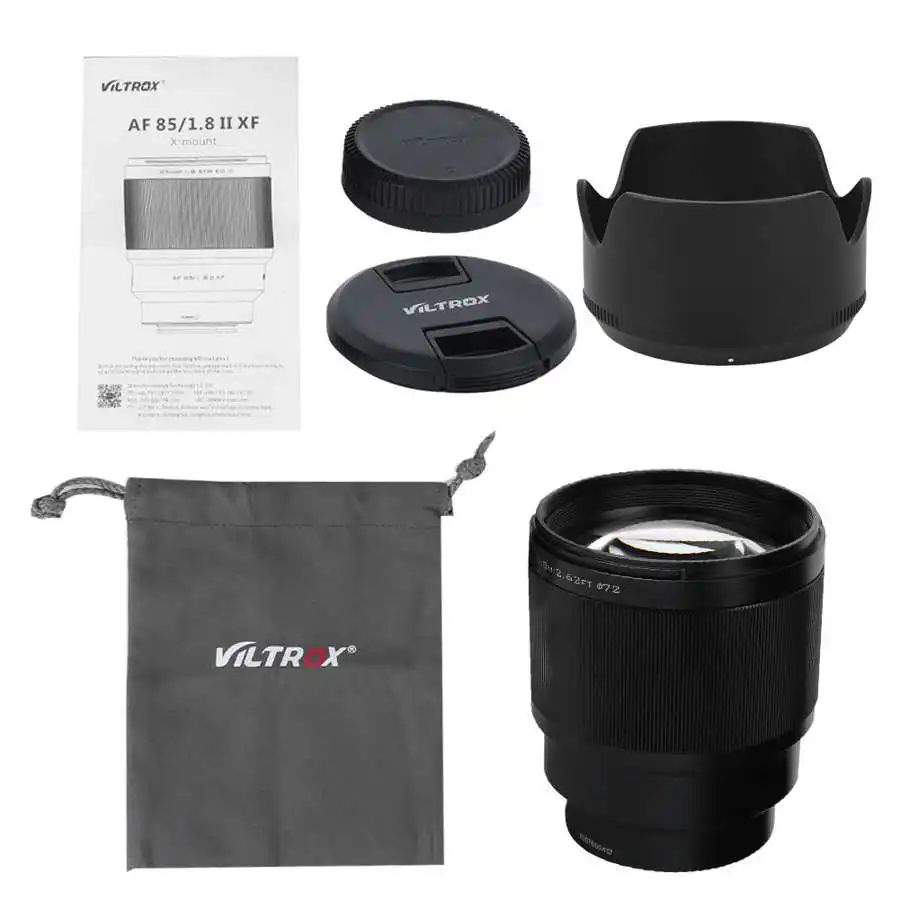 VILTROX 85 мм F1.8II STM XF автофокусировочный портретный объектив для беззеркальной