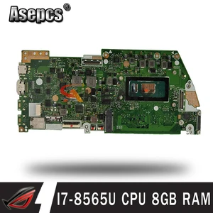 akemy ux362fa original mainboard i7 8565u cpu 8gb ram for asus ux362fa el142t zenbook flip ux362 laptop mainboard motherboard free global shipping