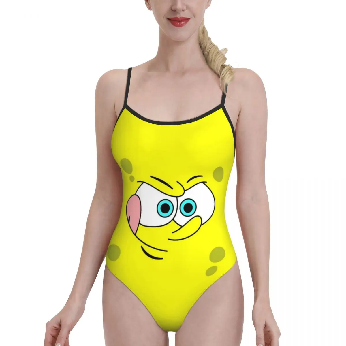 

Женский экзотический бикини 2021, детский купальник с губкой, Женский цельный женский топ, аниме mr krabs, женский купальный костюм, купальник