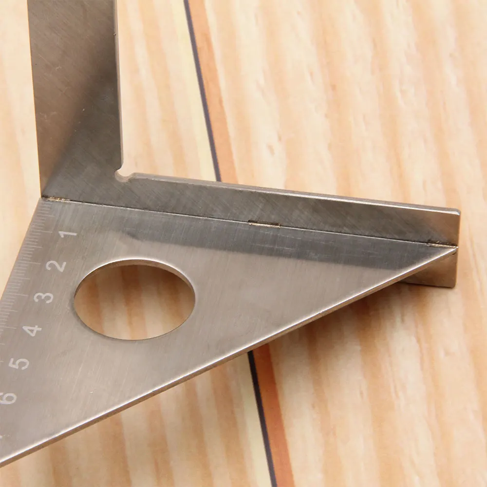Многофункциональная плотницкая линейка из нержавеющей стали угол линейки под