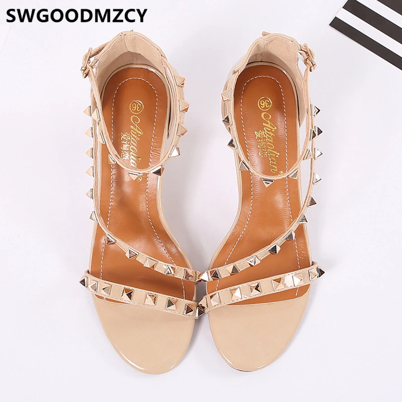 Summer Sandals Open Toe Heels Sexy Wedding Luxury Shoes Women Designers Ladies Sandalias Romanas Mujer | Обувь