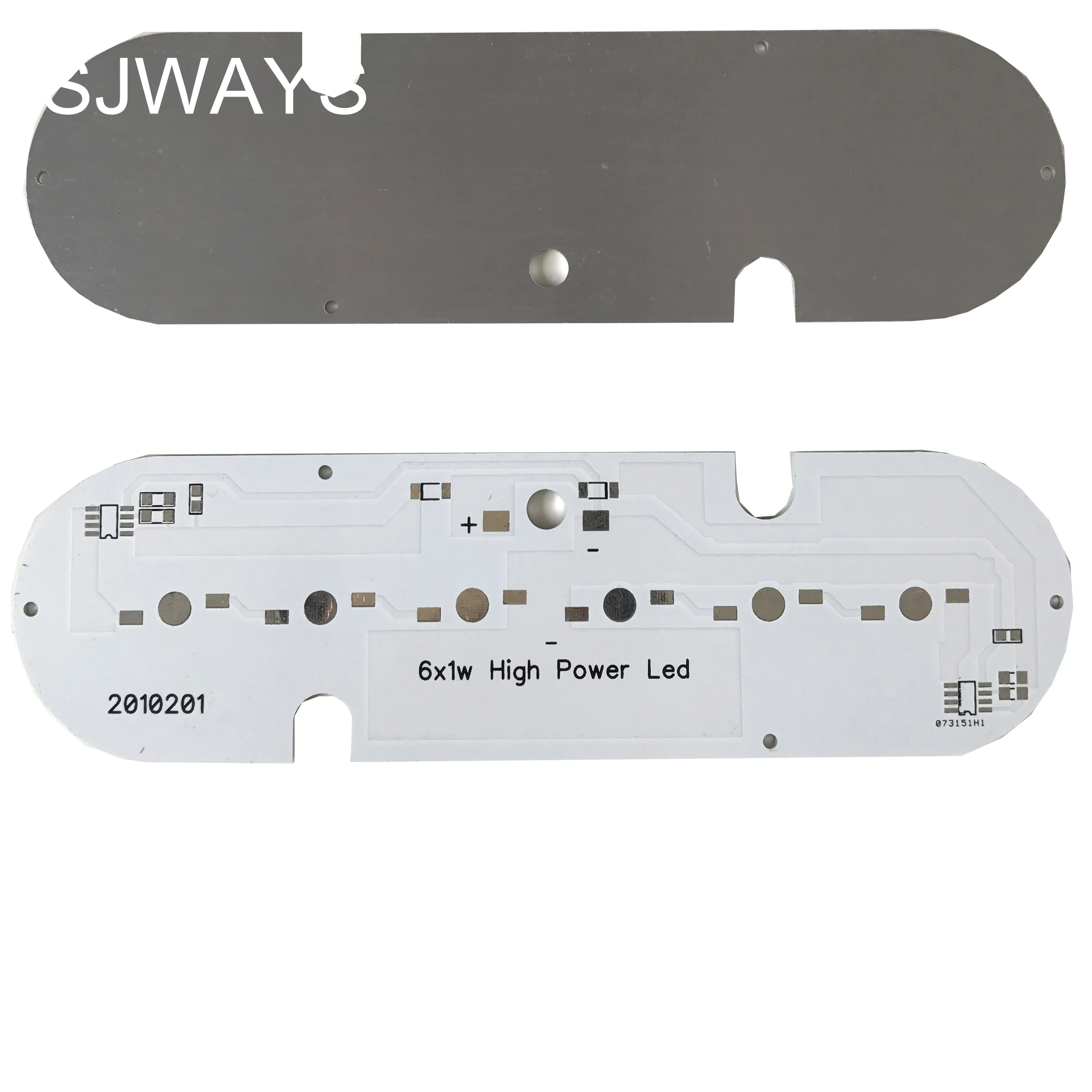 SJWAYS алюминиевое основание LED PCB производство травление низкая цена быстрая