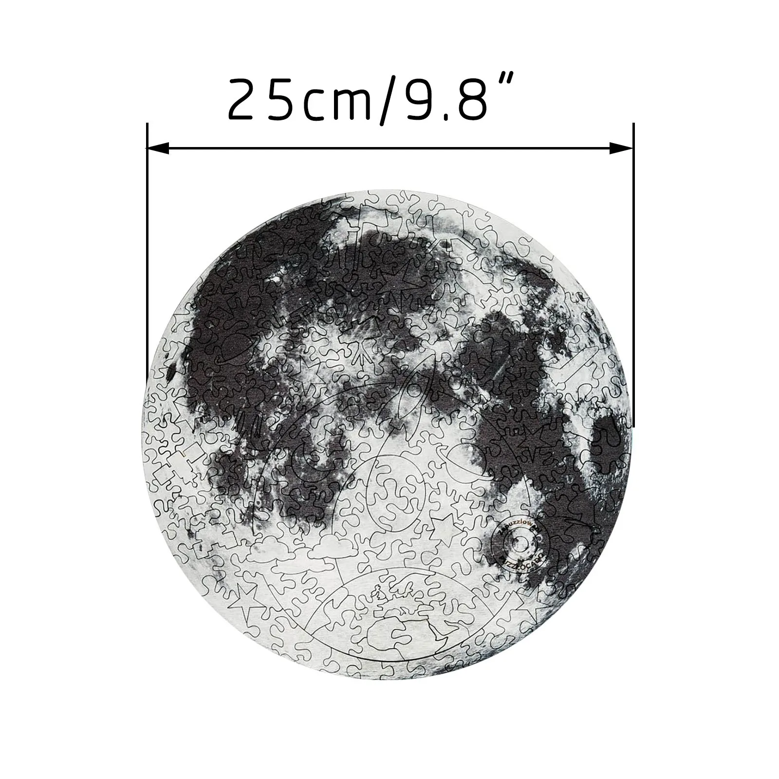 

The Moon Wooden Puzzle Board Game Forest Game Puzzle Game For Children And Adults Educational Assembly Jigsaw Puzzle Toy Gift