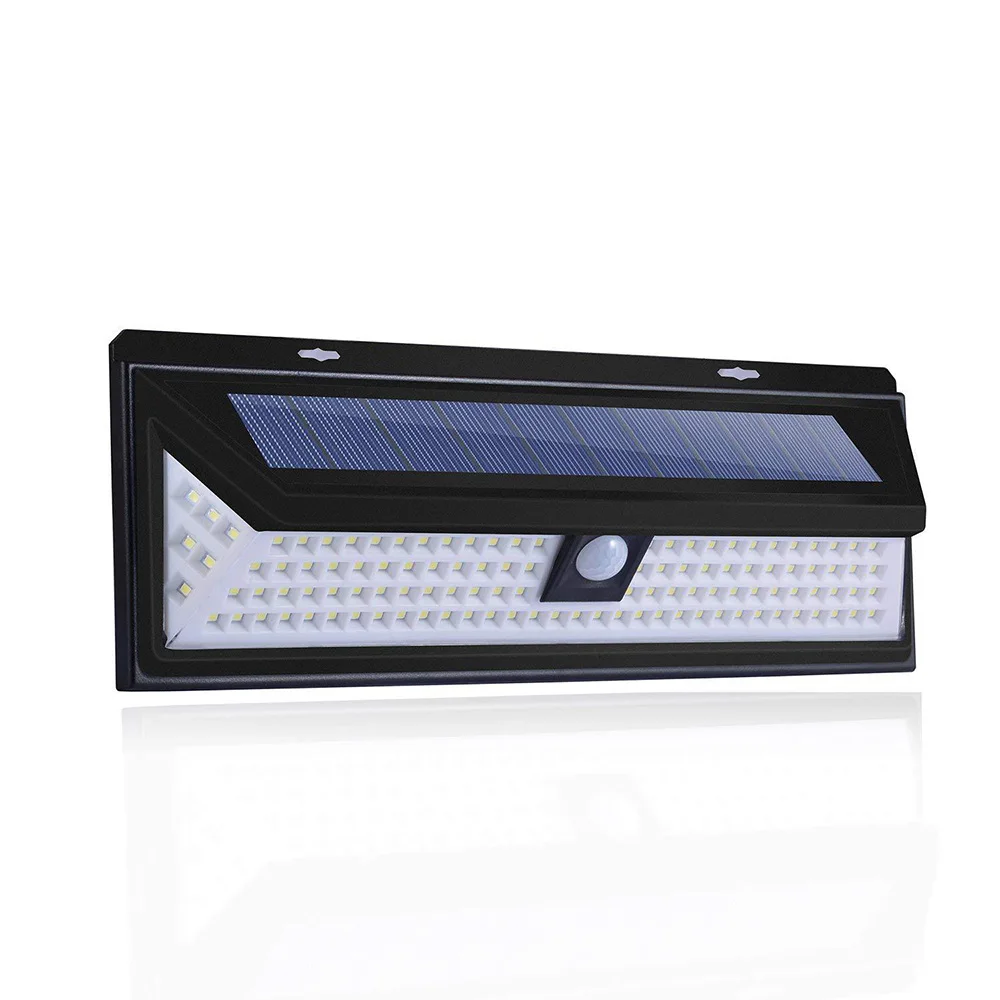 118 Led Солнечный свет наружная Солнечная лампа датчик движения 3 режима Rc Настенный