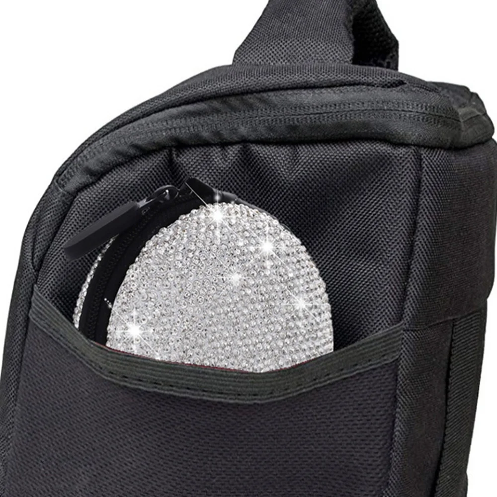 

1Pc Round Data Cables Bag Travel Earphone Organizing Case Storage Container