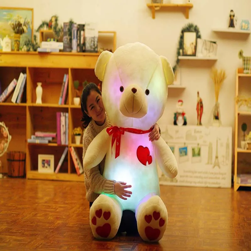 1 шт. светодиодный светильник с Bluetooth музыкальный любитель плюшевый мишка мягкие