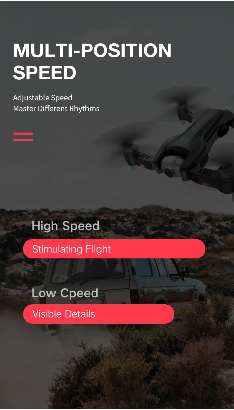Радиоуправляемый квадрокоптер S20 Дрон gps 4K HD Двойная камера 5G wifi FPV складной селфи Дрон профессиональный оптический поток 500 м дальние расстояния