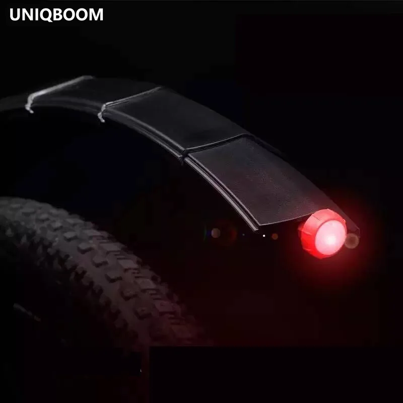 Телескопическое крыло 2 шт. Передние Задние складные крылья MTB светодиодный