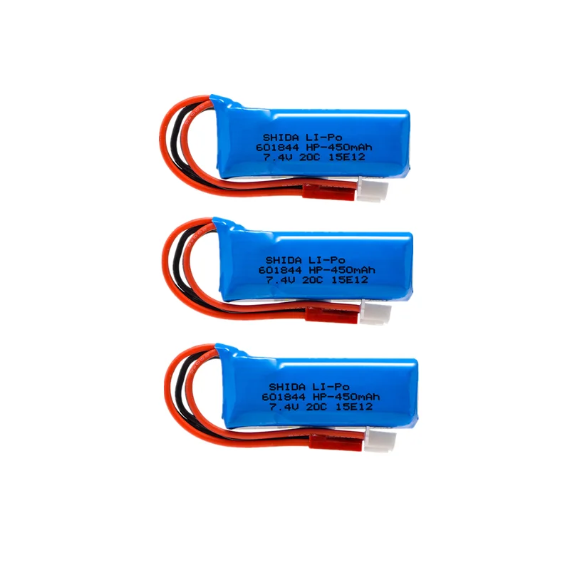 2S 7 4 V 450mAh литий полимерный Батарея 20C разъем JST для 1:28 1/28 обновления RC пульт