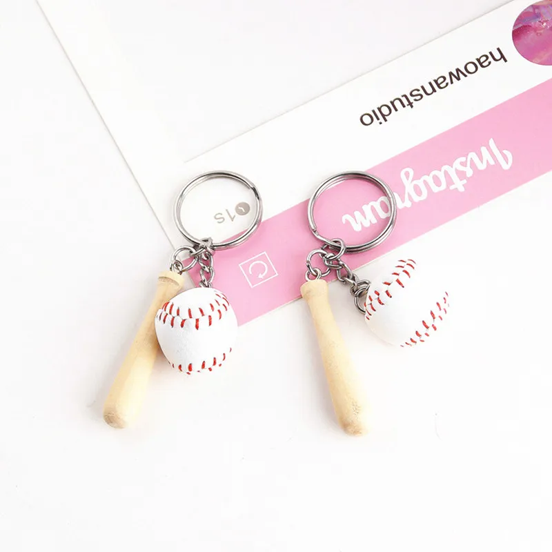 Креативная бейсбольная сумка для ключей из двух частей сделай сам Асимметричная