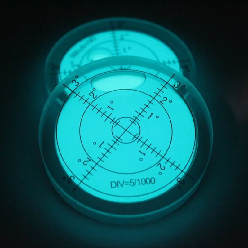 Светящийся пузырьковый уровень QASE Круглый спиртовой измерительный инструмент