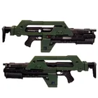 Модель ружья с импульсной винтовкой 85 см, модель ружья с сеткой сделай сам, модель 3D бумажной карточки, строительные наборы, игрушки для строительства, Обучающие игрушки, военная модель