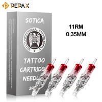 20pcsbox tattoo cartridge needles 1211rm 0 35mm cartridge tattoo needles curved magnum for tattoo machine pen tattoo supplies