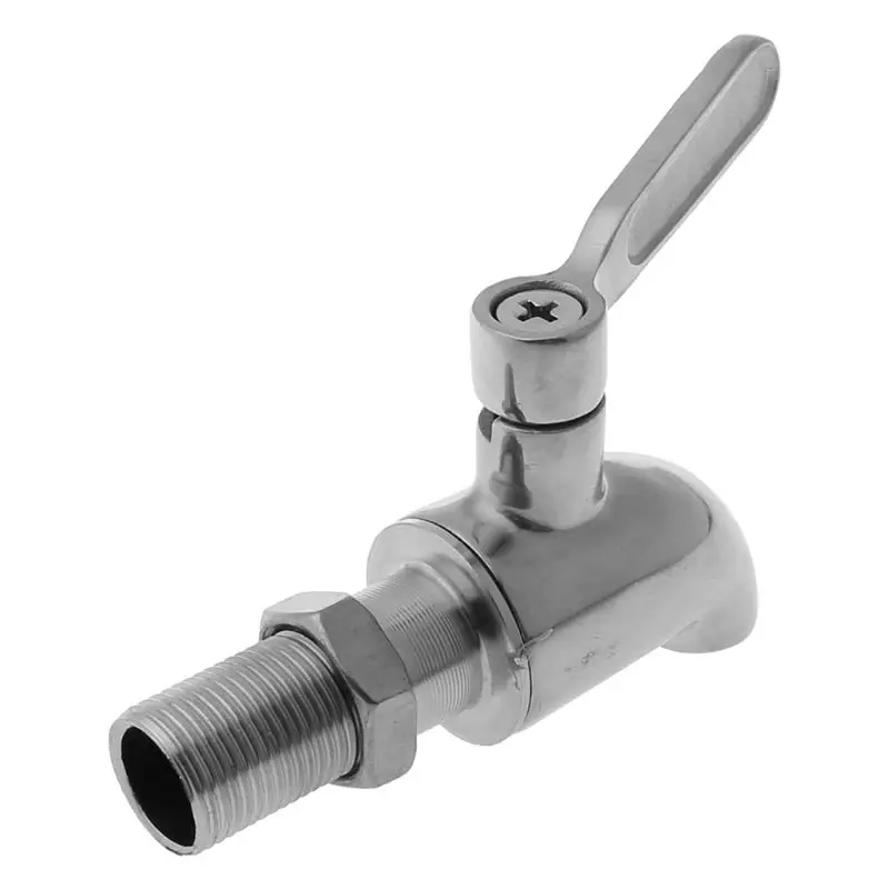 

Stainless Steel Beverage Drink Dispenser Wine Barrel Spigot / Tap / Faucet M16 Drop ship