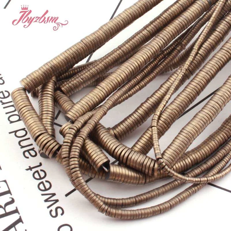 Натуральный гематитовый светильник с золотыми пуговицами Rondelle для