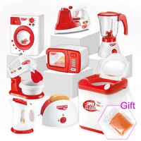 kitchen toys simulation home appliances pretend play childrens play kitchen set blender coffee machine girl kids toys