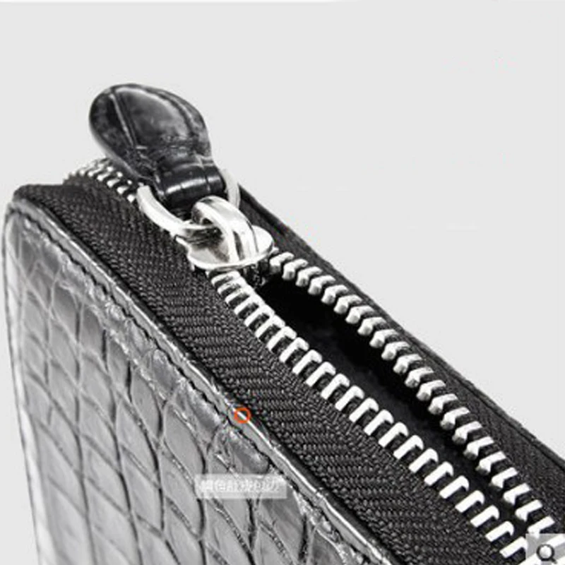 Мужской кошелек Cestbeau из натуральной кожи нильского крокодилового живота длинный