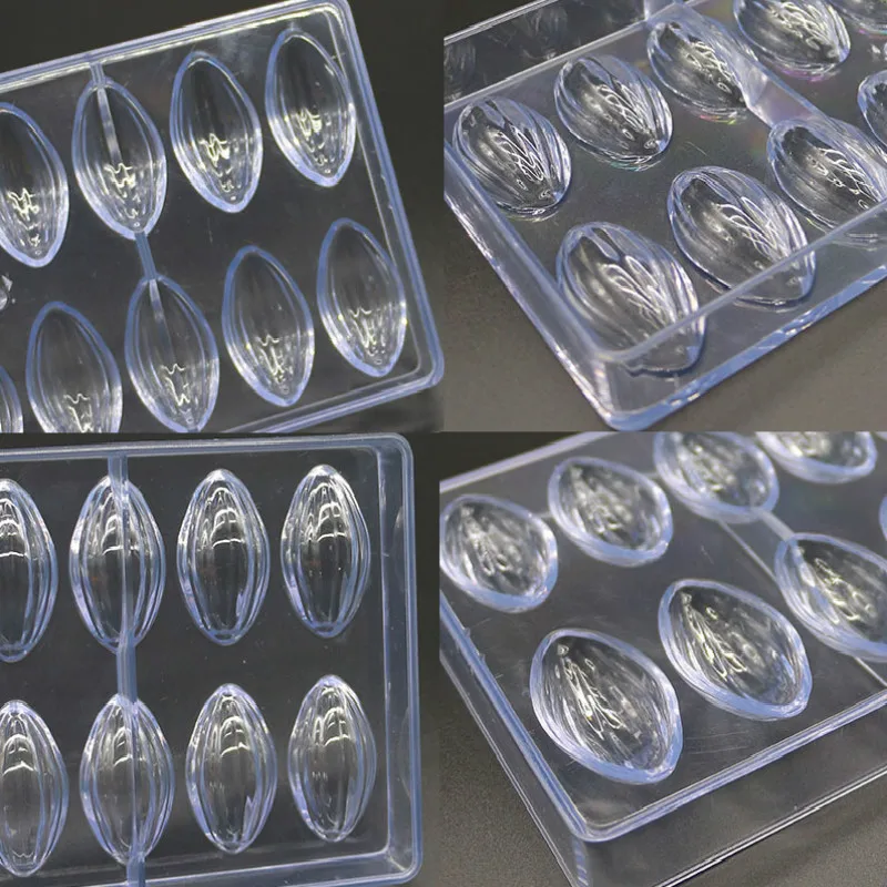 Форма для шоколада ПК какао бобы форма конфет поликарбонат торта 3d желе 3D