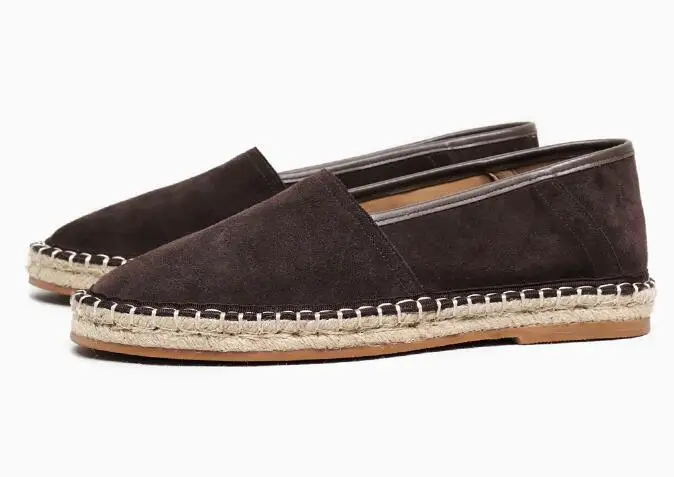 

Модные замшевые кожаные мокасины, повседневная мужская обувь, слипоны, обувь в рыбацком стиле, высококачественная мужская обувь