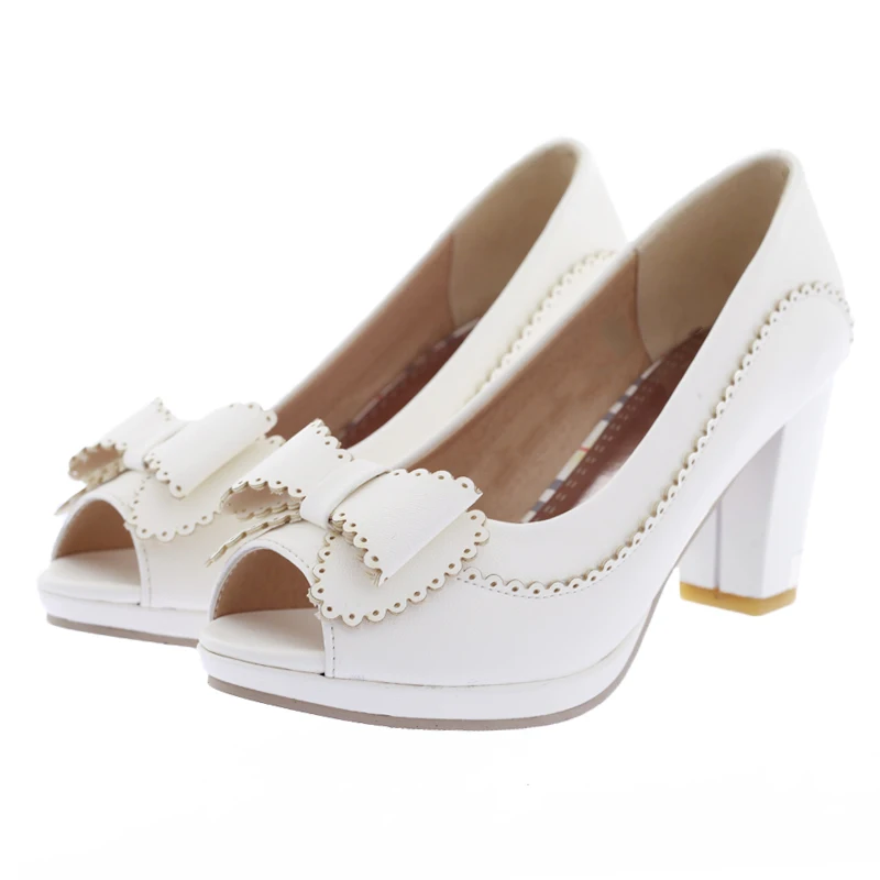 Женские туфли лодочки с открытым носком на высоком каблуке батальных