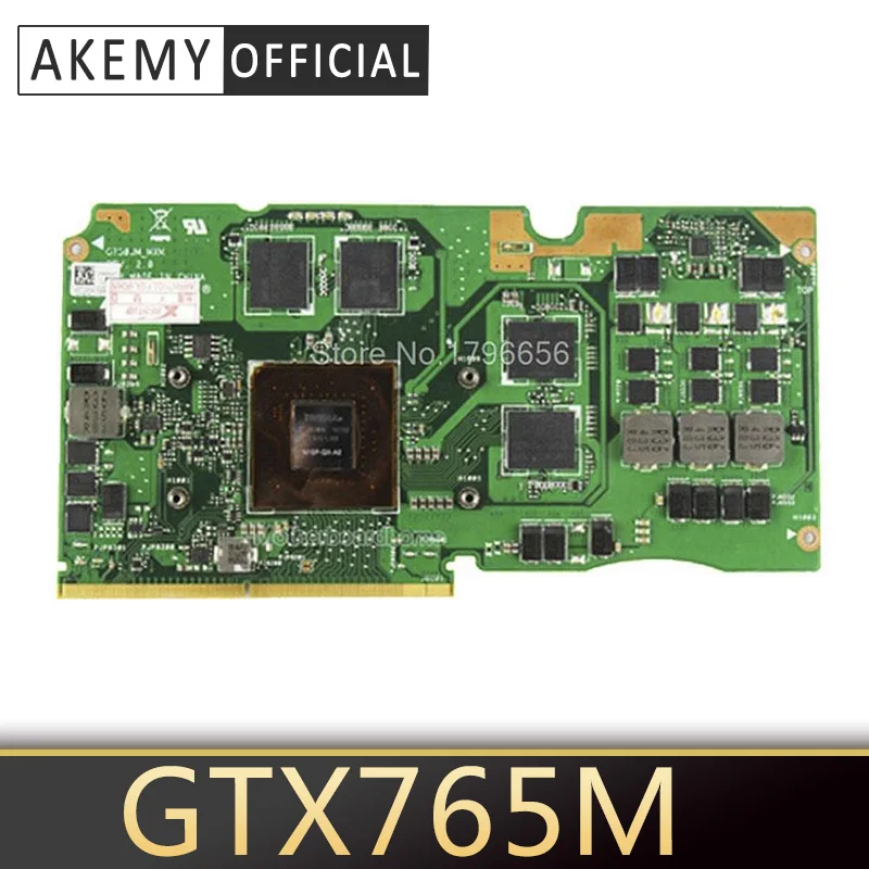 

AKemy GTX765M 2G VGA карта для Asus ROG G750J G750Js g750JM карта для ноутбука G750JW N14E-GE-A1 видеокарта GeForce GTX765M