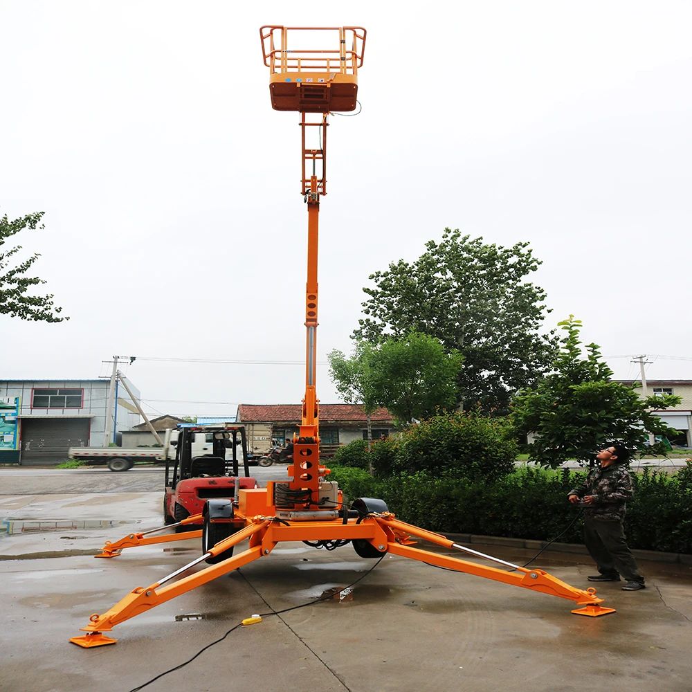 18m Articulated Hydraulic Trailer Boom Lift with Diesel Power |