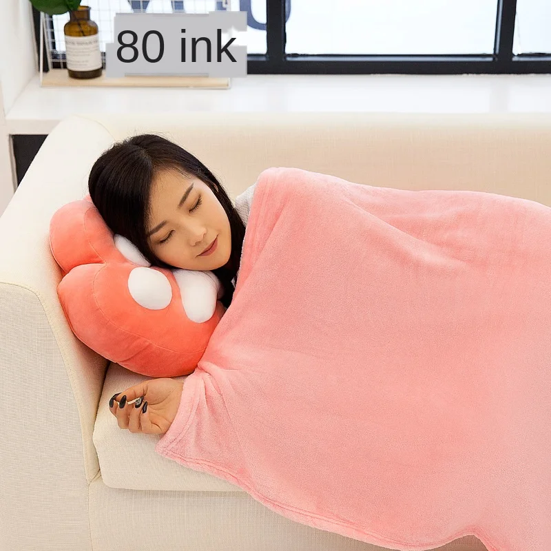 vender Urso Pata Ar Condicionado Travesseiro Crianças Verão Cobertor Gato Pata Nap Almofada Atividade Presente Personalizado Brinquedos De Pelúcia