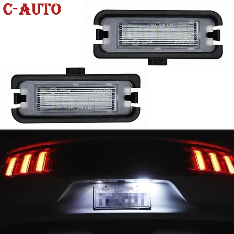 

1Pair No Error LED License Number Plate Lamp Lights For Ford Mustang 2015 2016 2017 2018 2019 Replace part number FR3Z13550A