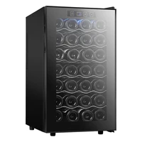 68l 28 bottles electronic thermostatic wine cabinet small wine refrigerator wine cooler for home bar office