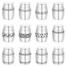 Алюминий сплав Малый урна машина ля стрижки домашних животных собак с принтом кошачий коготь с цветочным принтом Круг жизни зола после кремации урна Мемориал шкатулка люди и домашние животные сувенир