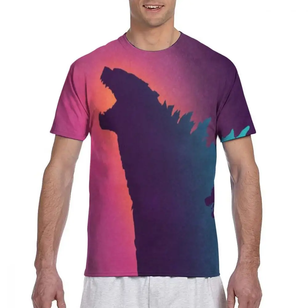 shirt17 Г. Mr. Q пользовательские Godzilla фигурки футболки мужские Круглый вырез черные футболки Godzilla Vs King Kong одежда повседневные Модные топы - Цвет: shirt17