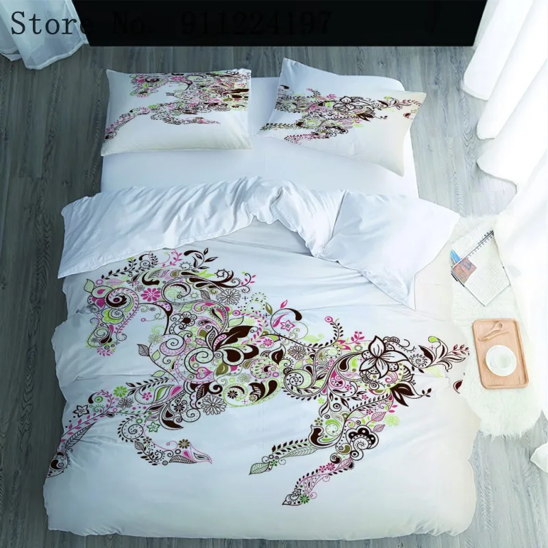 Комплект постельного белья из серии 3D животных для детей/взрослых пододеяльник с