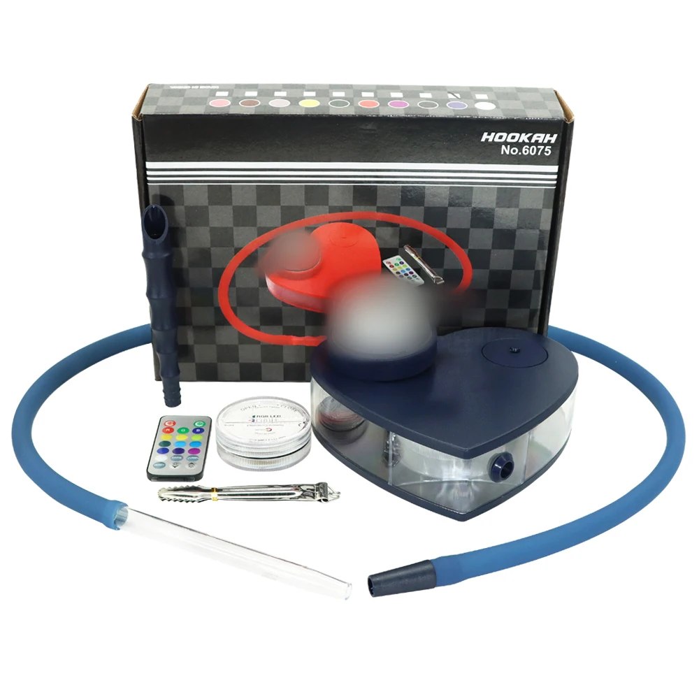 Акриловый кальян в форме сердца со светодиодный светильник кой | Дом и сад