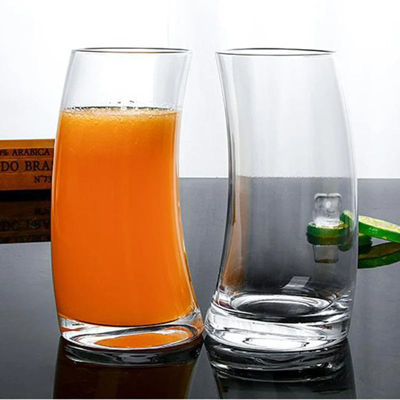 Новая креативная стеклянная чашка в форме полумесяца s бокал для коктейлей вина