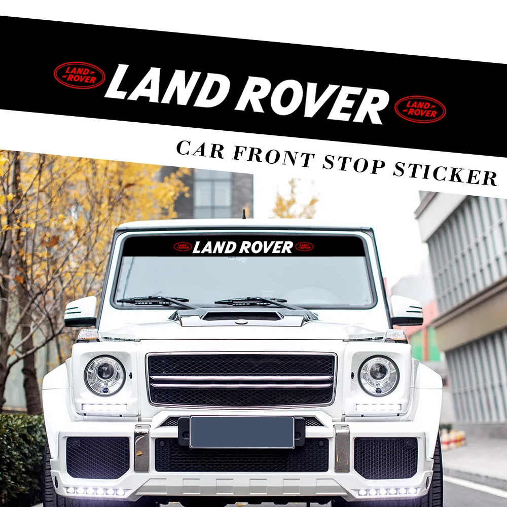 

Waterproof Auto Car Front Window Decal Sunshade Windshield Vinyl Sticker For Land Rover Range Rover Sport Discovery 4 Evogue LR4