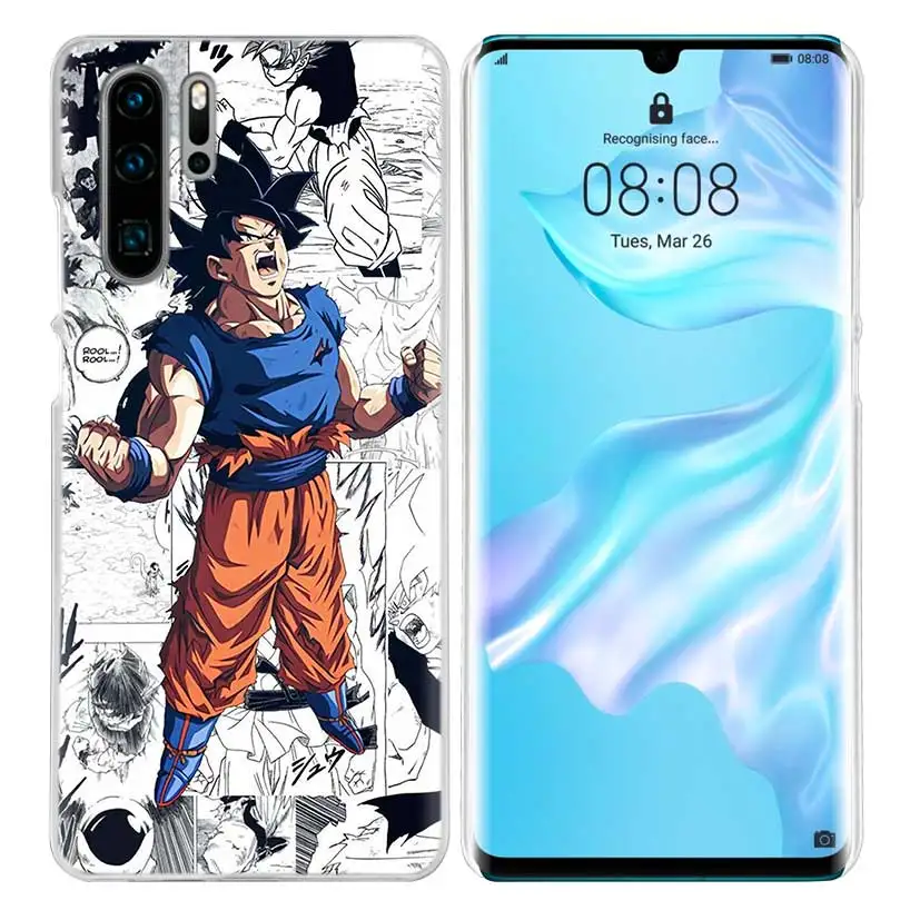08 Чехол Dragon Ball Goku Z для huawei P20 P Smart Z Plus Nova 5 5i P30 P10 P9 P8 mate 10 20 30 Lite Pro Жесткий чехол для телефона с аниме - Цвет: 08
