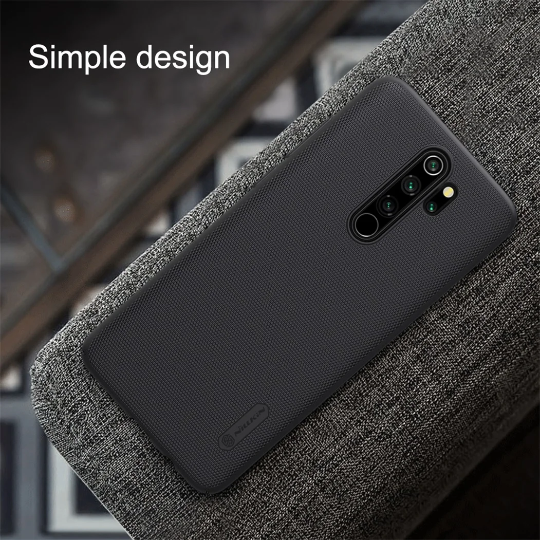 Чехол Nillkin для Xiaomi Redmi Note 8 Pro матовый жесткий защитный чехол из поликарбоната