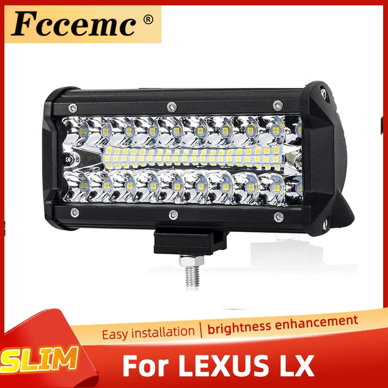 

Lada Trucks Ditch Offroad Fog Focos Running Mount Headlights Additional Barra Slim Bars Luminescence Drl Faros Niva For LEXUS LX