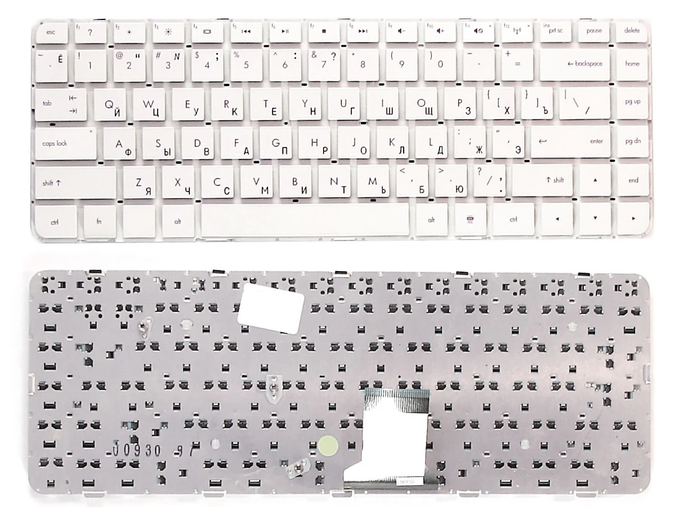 Клавиатура для ноутбука HP Pavilion dm4 1000 dv5 2000 2100 белая|Клавиатуры замены| |