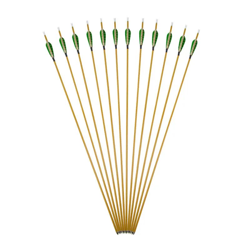 Карбоновые стрелы для стрельбы из лука карбоновые с натуральным пером