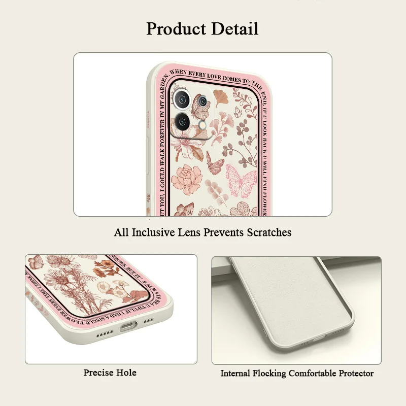 Blue Flowers Phone Case For Xiaomi Mi 11 11T lite Ultra 11i 10T 9T Pro Lite 10 10S 9 8 lite Pro Poco F2 X2 F3 Pro Back Cover