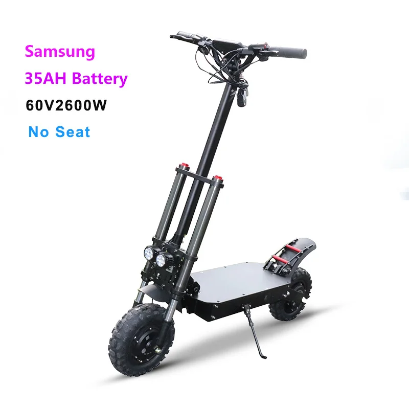 JS 3200 Вт Электрический скутер для взрослых с сиденьем samsung 35AH аккумулятор складной Ховерборд Fat Tire электрический самокат e скутер - Цвет: 2600W SAM35AH noseat