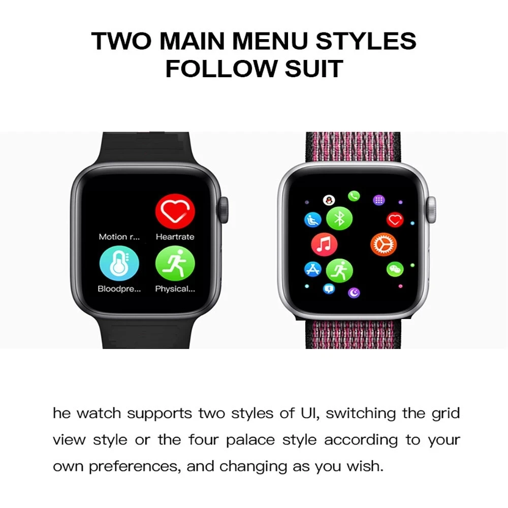 

T500 Smart Watch 2021 Bluetooth Call 44mm DIY Faces HeartRate Monitor Blood Pressure SmartWatch IOS Android Sport Watch IWO